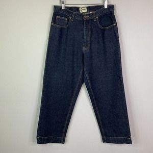 Eddie Bower Womens Blue Jeans Size 10 Tall Crop Stretch